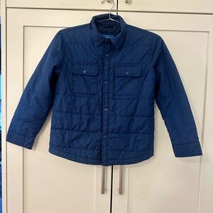 JCrew Crewcuts Blue Quilted Jacket Size Med